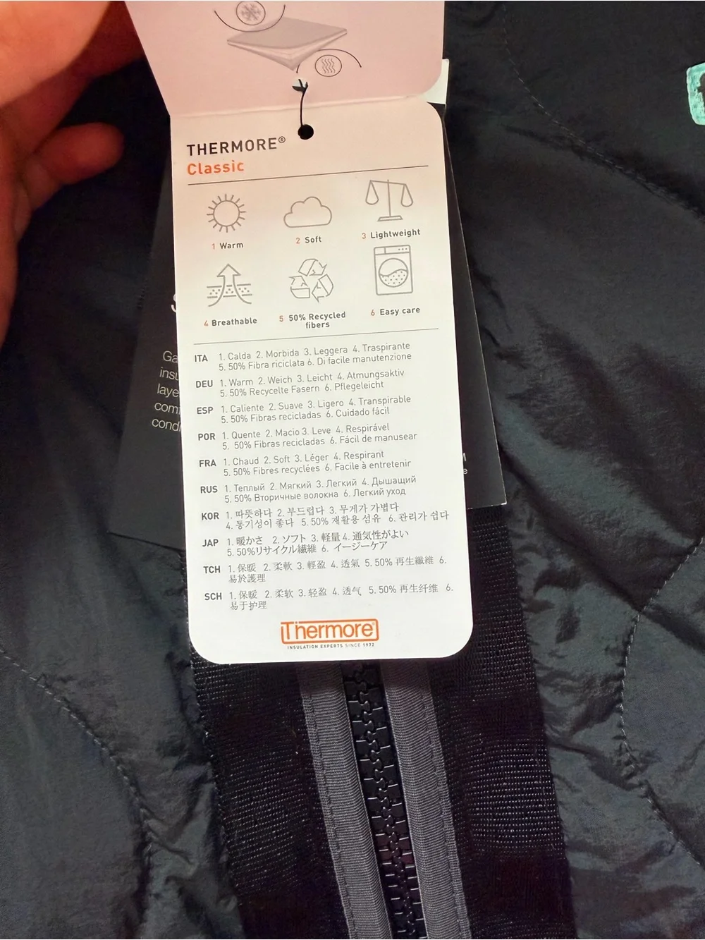 Jordan Kids Black Quilted Puffer Jacket with Red Jumpman